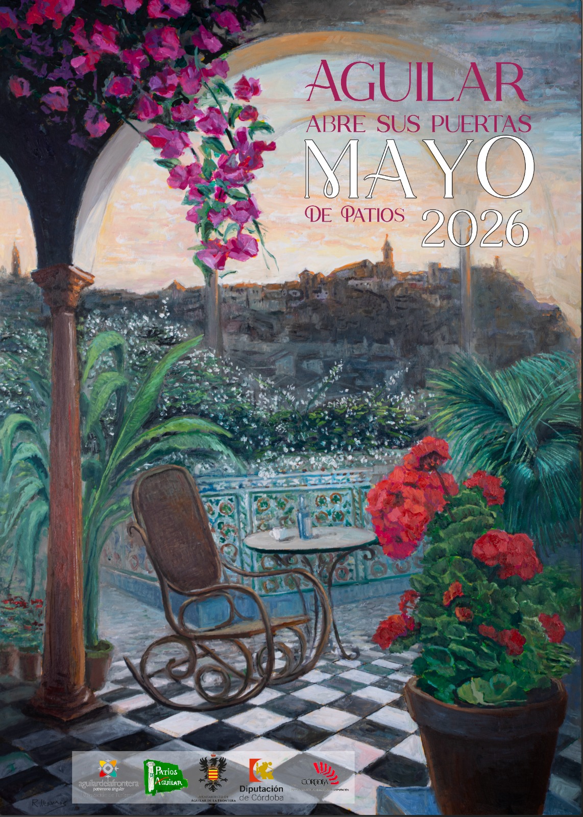 mayo de patios en Aguilar, Ruta del VIno Montilla Moriles