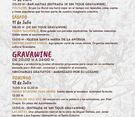 Redescubre Gávalos IV Edición, en Ruta del VIno Rioja Oriental