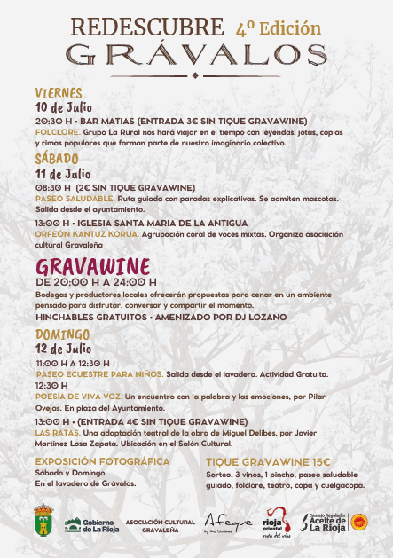 Redescubre Gávalos IV Edición, en Ruta del VIno Rioja Oriental